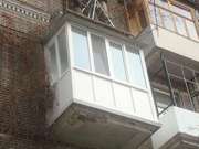 Балконы под ключ теплые металлопластиковые раздвижные окна Veka