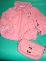  Кофта-куртка розового цвета. 110-116