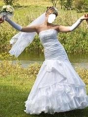 Продам свадебное платье в хорошем состоянии