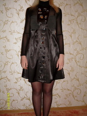 Продам платье черное 50 грн