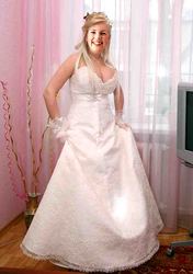 Нежное  свадебное платье