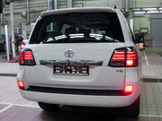 Задние светодиодные фары для Toyota LC 200.( Дымчатая)