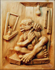 панно из дерева