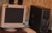 Продам компьютер(системный блок,  монитор,  клавиатура)