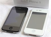 iPhone 5G C9000 (2Sim+Java+Wi-Fi+TV)  черн,  бел