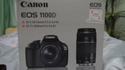 Продам фотоаппарат Canon EOS 1100D 18-55, 75-300 комплект