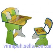 Детские парты растишки (регулируемые по высоте)
