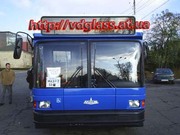 Автостекло триплекс,  лобовое стекло для автобусов МАЗ MAZ-MAN 