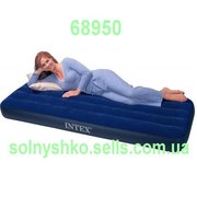 Велюровый надувной матрац Intex Intex 68950 DOWNY