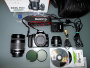 Продам комплект Canon EOS 450D + 2 объектива EF-S 18-200 f 3, 5-5, 6 IS 