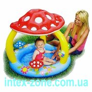Лидер продаж детский надувной бассейн Грибок 57407 Intex