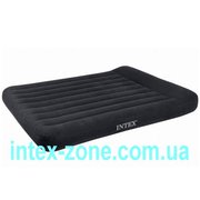 Двуспальная надувная велюровая кровать Intex 66769