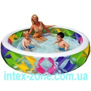 Красивый детский надувной бассейн Intex 56494 Колесо
