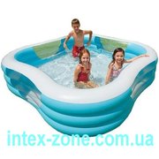 Универсальный прямоугольный надувной бассейн Intex 57495 Семейный
