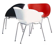 Удобные полукруглые стулья-кресла Овало