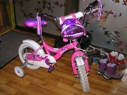 Велосипед для девочки(розовый)2-6 лет