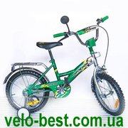 Орленок зеленый - 16 дюймовый двухколесный детский велосипед