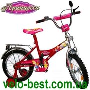 Принцесса - 16 дюймовый двухколесный детский велосипед