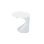 Стол журнальный Дуэт,  диаметр 45 см,  цвет белый 