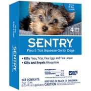 SENTRY (Сентри) капли от блох,  клещей и комаров для собак