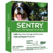  SENTRY (Сентри) капли от блох,  клещей и комаров для собак свыше 30кг