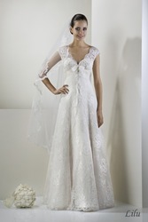 Продаю свадебное  платье Lilu дизайнера Таня Григ, 42-44, белое