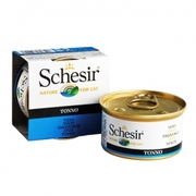 Schesir ТУНЕЦ (Tuna) влажный корм консервы для кошек,  банка