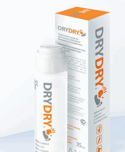 Dry Dry (Драй-Драй) Антиперспирант Dry Dry от повышенного потоотделени
