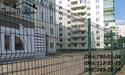 Забор из сетки сварной с ПВХ покрытием Никополь