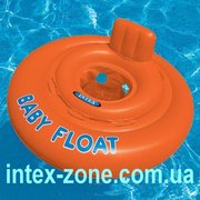 Продажа круг плот для плавания Intex 56588 с сиденьем