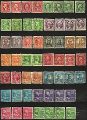 Почтовые марки США и других стран