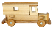 Игрушка деревянная автобус