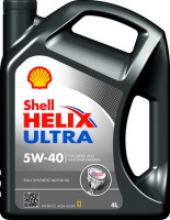 Масло моторное Shell Helix Ultra 5W-40,  4л