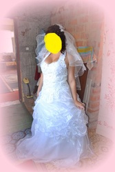 Срочно продам свадебное платье 48-50 р. недорого!