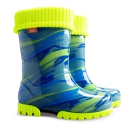 Twister lux print fluo D  (Резиновые сапоги для детей. Демар)