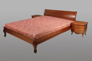 Кровать деревянная двуспальная 
