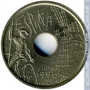 Монеты Королевства Испании 1990-1998 гг. (6 шт)